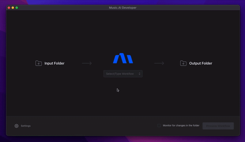 Demo of Moises Desktop App